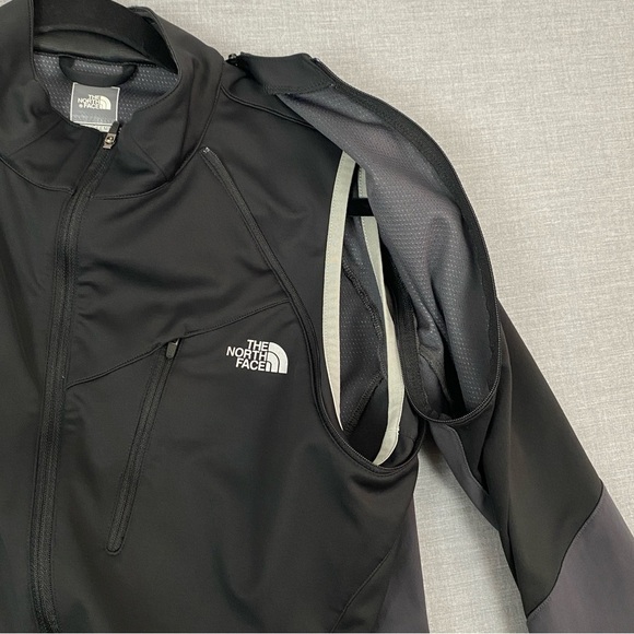 The North Face Convertible Jacket Vest Windstopper Sz Large - Picture 3 of 12